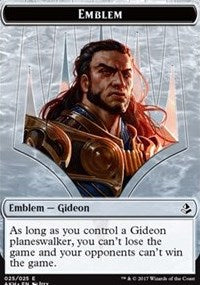 Gideon of the Trials Emblem // Zombie Double-Sided Token [Amonkhet Tokens] - Magic: The Gathering - Card Brawlers | Quebec | Canada |