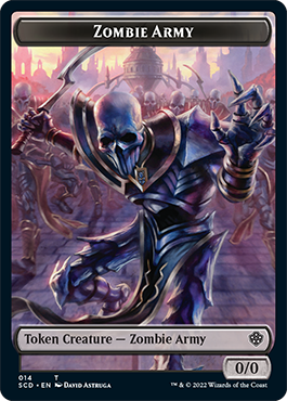 Zombie // Zombie Army Double-Sided Token [Starter Commander Decks] - Magic: The Gathering - Card Brawlers | Quebec | Canada |