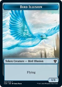 Bird Illusion // Beast (011) Double-Sided Token [Commander 2020 Tokens] - Magic: The Gathering - Card Brawlers | Quebec | Canada |