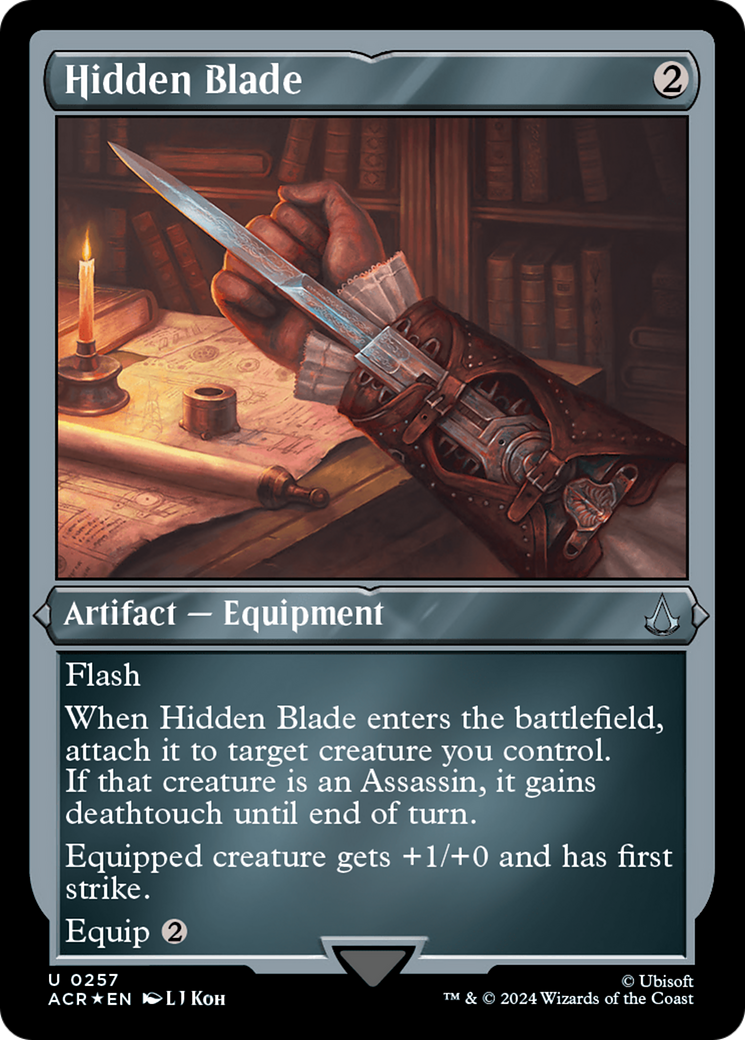 Hidden Blade (Foil Etched) [Assassin's Creed] - Magic: The Gathering - Card Brawlers | Quebec | Canada |