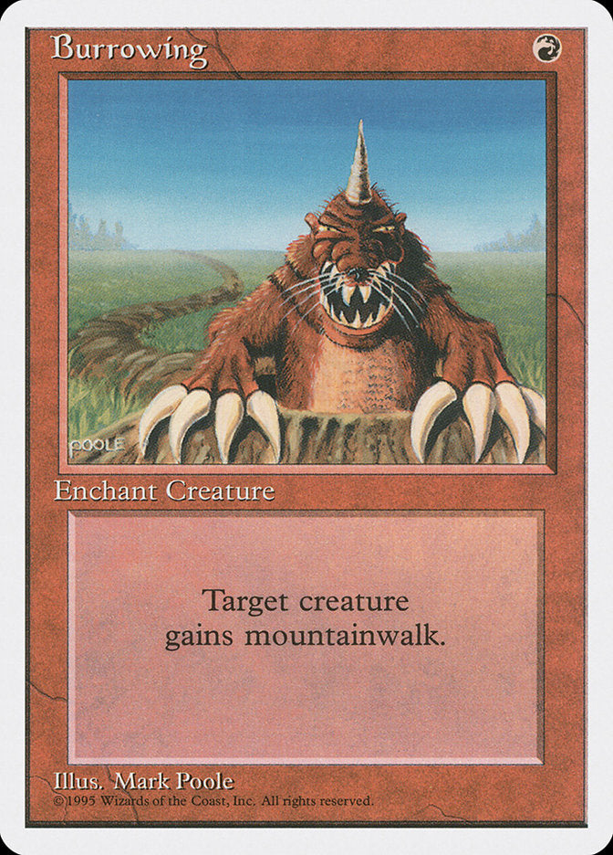 Burrowing [Fourth Edition] - Magic: The Gathering - Card Brawlers | Quebec | Canada |