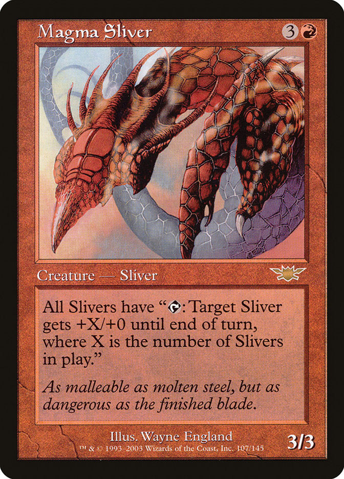 Magma Sliver [Legions] - Magic: The Gathering - Card Brawlers | Quebec | Canada |
