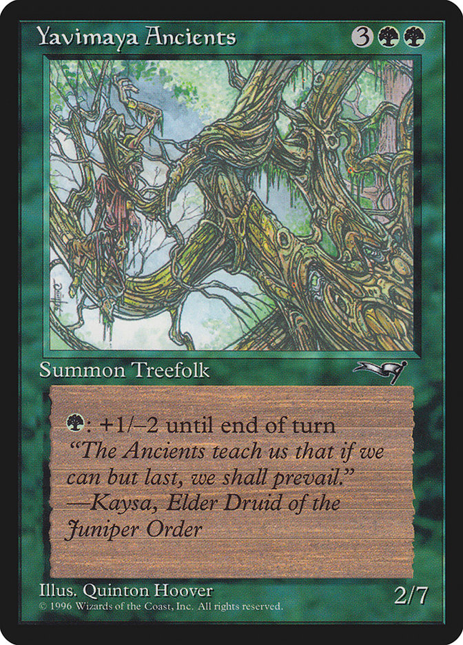 Yavimaya Ancients (Druid Art) [Alliances] - Magic: The Gathering - Card Brawlers | Quebec | Canada |