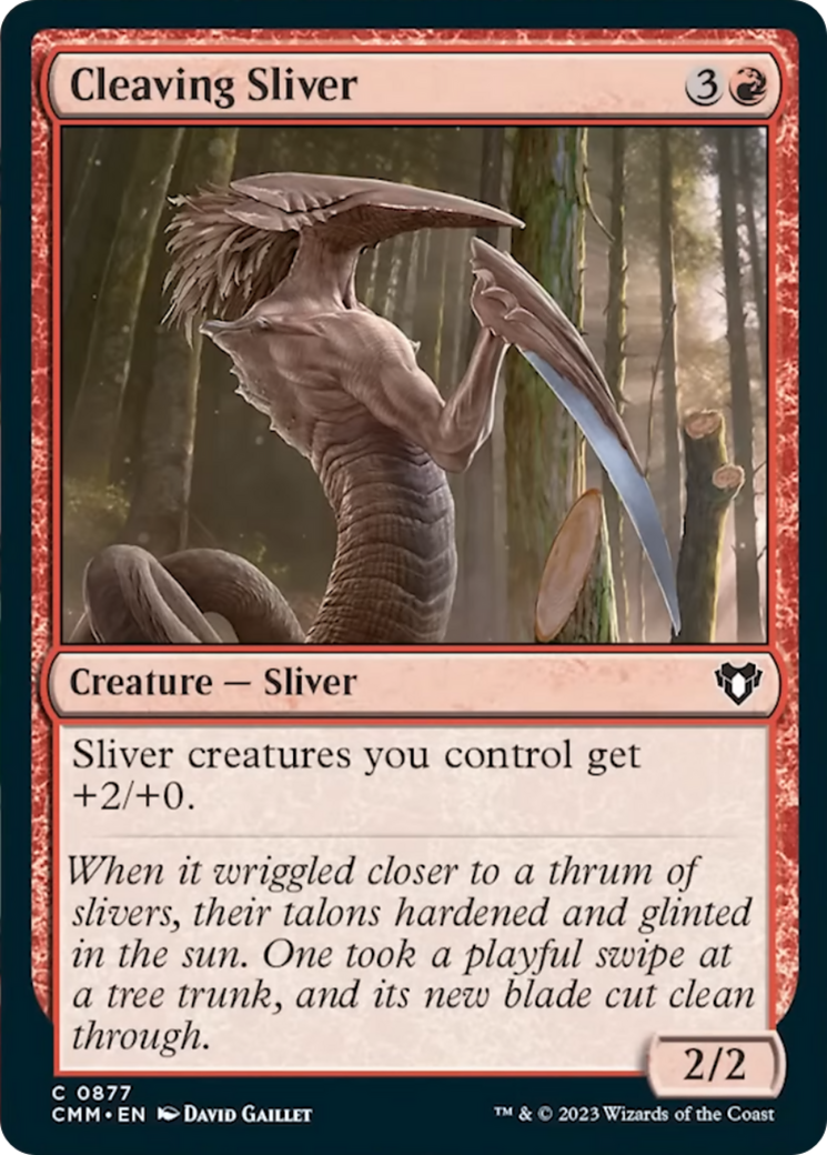 Cleaving Sliver [Commander Masters] - Magic: The Gathering - Card Brawlers | Quebec | Canada |
