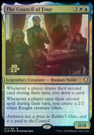 The Council of Four [Commander Legends: Battle for Baldur's Gate Prerelease Promos] - Magic: The Gathering - Card Brawlers | Quebec | Canada |