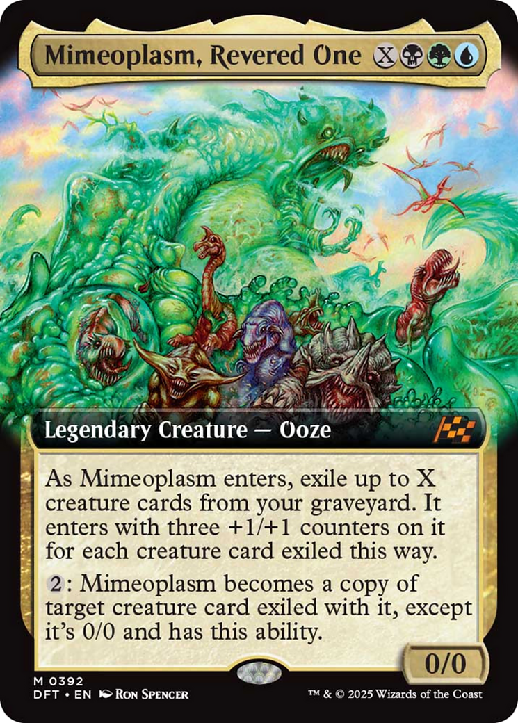 Mimeoplasm, Revered One (Extended Art) [Aetherdrift] - Magic: The Gathering - Card Brawlers | Quebec | Canada |