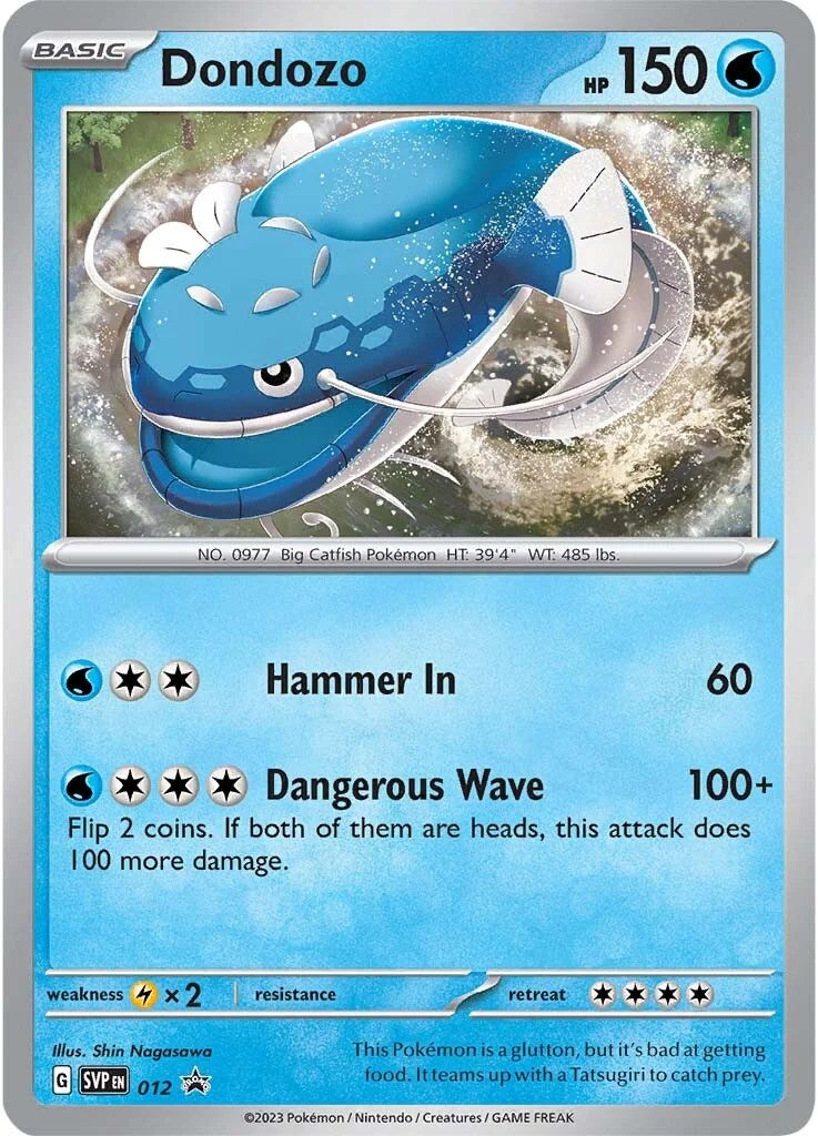 Dondozo (012) [Scarlet & Violet: Black Star Promos] - Pokémon - Card Brawlers | Quebec | Canada |