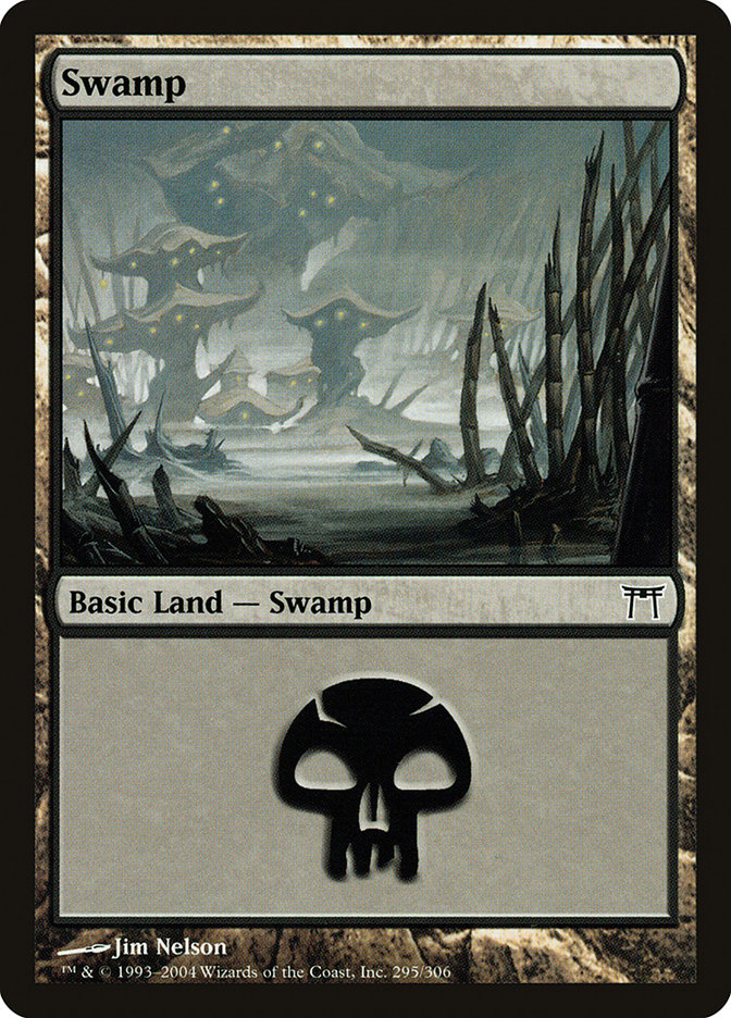 Swamp (295) [Champions of Kamigawa] - Magic: The Gathering - Card Brawlers | Quebec | Canada |