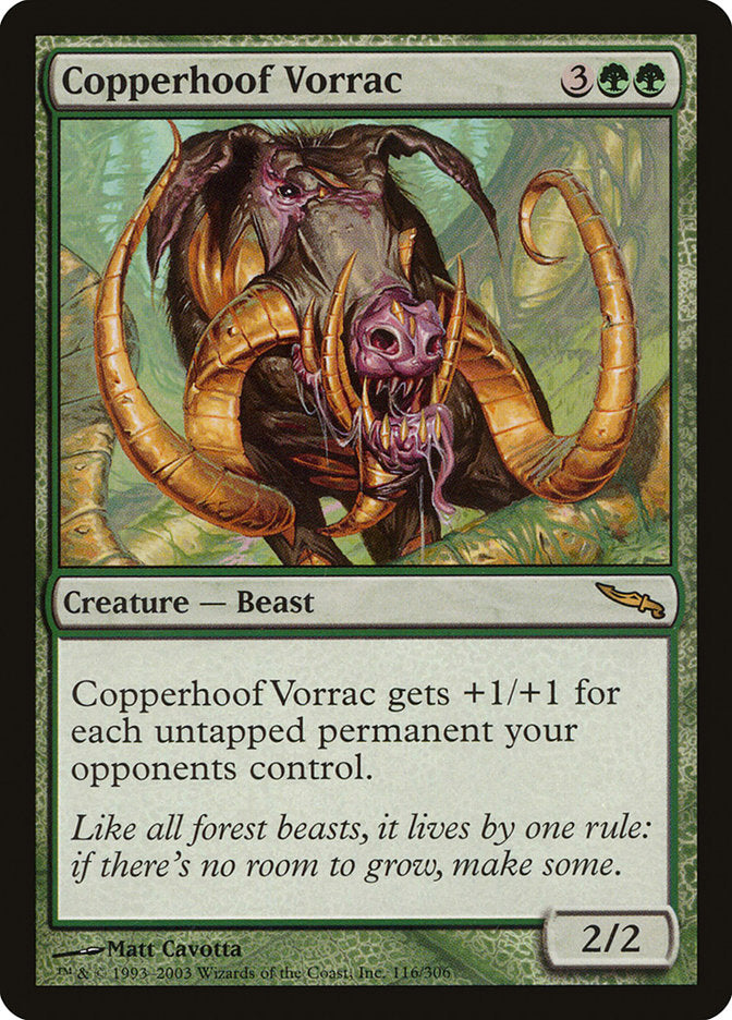 Copperhoof Vorrac [Mirrodin] - Magic: The Gathering - Card Brawlers | Quebec | Canada |