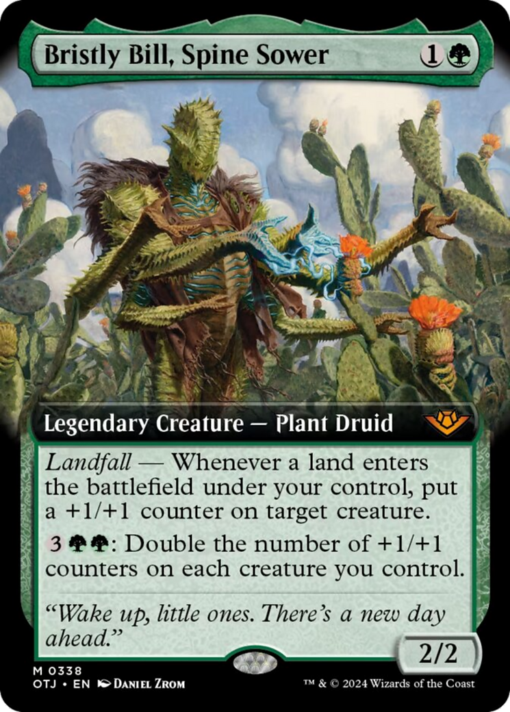 Bristly Bill, Spine Sower (Extended Art) [Outlaws of Thunder Junction] - Magic: The Gathering - Card Brawlers | Quebec | Canada |