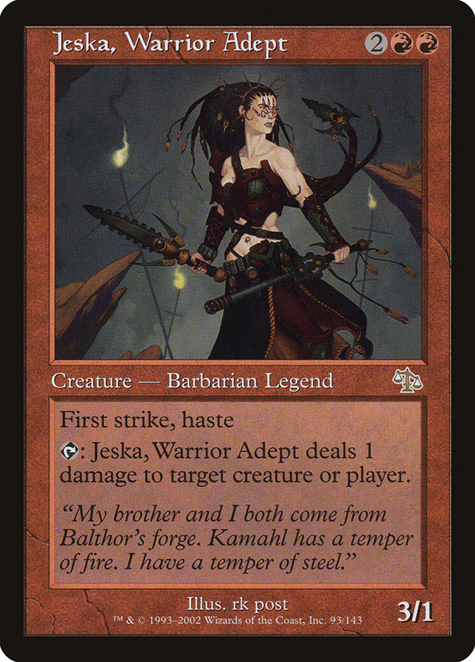 Jeska, Warrior Adept [Judgment] - Magic: The Gathering - Card Brawlers | Quebec | Canada |