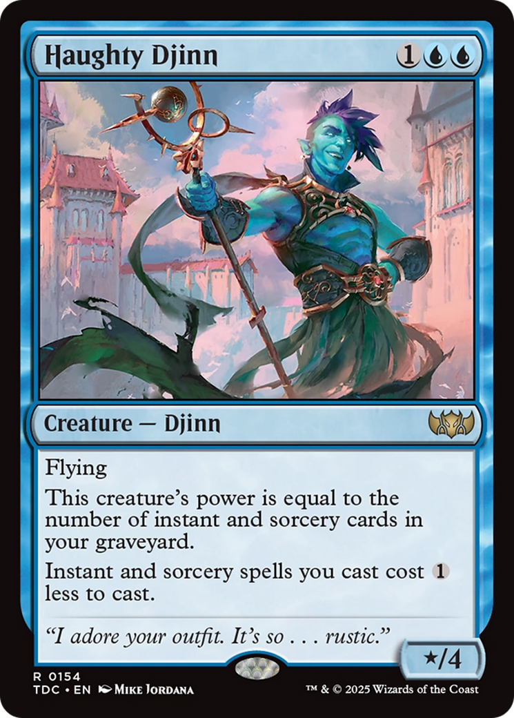 Haughty Djinn [Tarkir: Dragonstorm Commander] - Magic: The Gathering - Card Brawlers | Quebec | Canada |