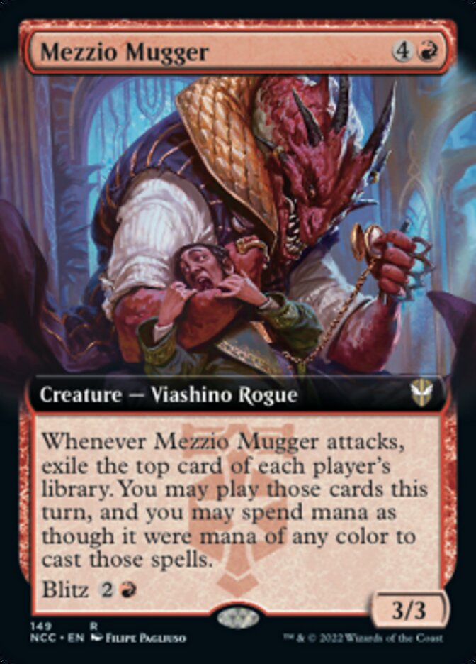 Mezzio Mugger (Extended Art) [Streets of New Capenna Commander] - Magic: The Gathering - Card Brawlers | Quebec | Canada |