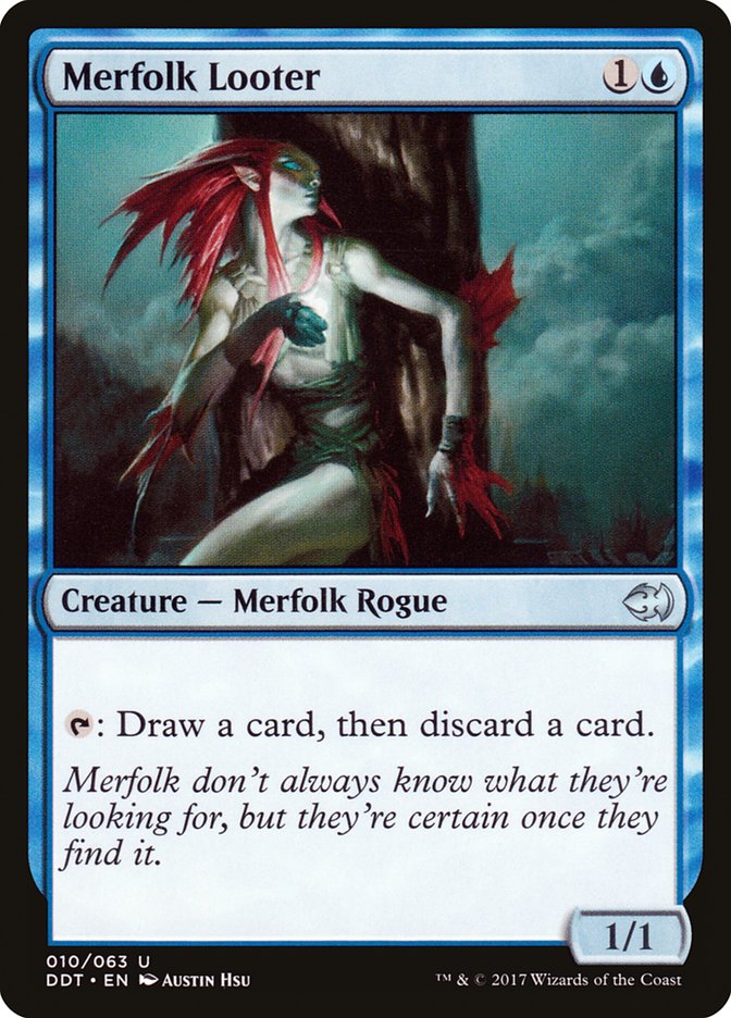 Merfolk Looter [Duel Decks: Merfolk vs. Goblins] - Magic: The Gathering - Card Brawlers | Quebec | Canada |