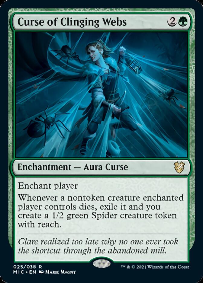 Curse of Clinging Webs [Innistrad: Midnight Hunt Commander] - Magic: The Gathering - Card Brawlers | Quebec | Canada |