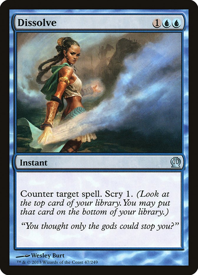 Dissolve [Theros] - Magic: The Gathering - Card Brawlers | Quebec | Canada |