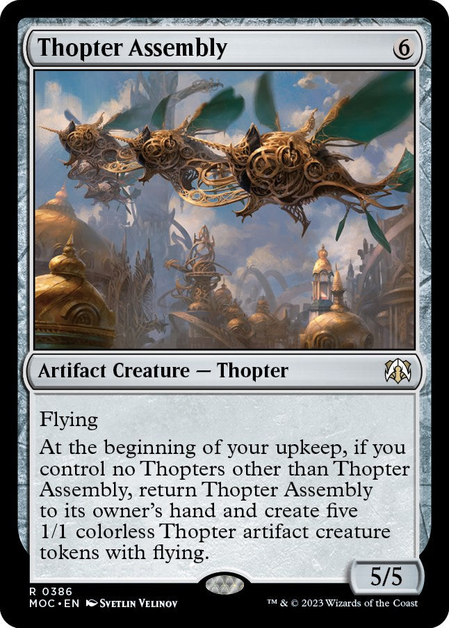 Thopter Assembly [March of the Machine Commander] - Magic: The Gathering - Card Brawlers | Quebec | Canada |