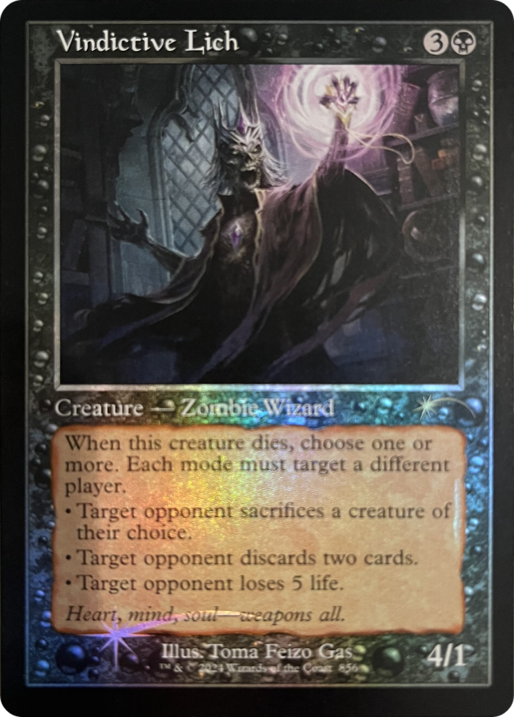 Vindictive Lich (Retro Frame) [Secret Lair Drop Series] - Magic: The Gathering - Card Brawlers | Quebec | Canada |