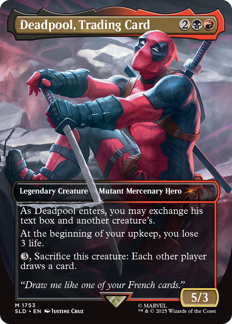 Deadpool, Trading Card [Secret Lair Drop Series] - Magic: The Gathering - Card Brawlers | Quebec | Canada |