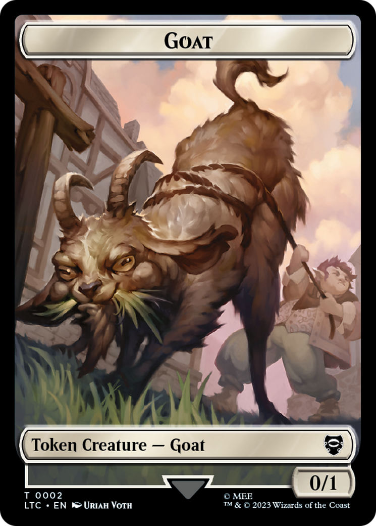 Bird // Goat Token [The Lord of the Rings: Tales of Middle-Earth Commander Tokens] - Magic: The Gathering - Card Brawlers | Quebec | Canada |