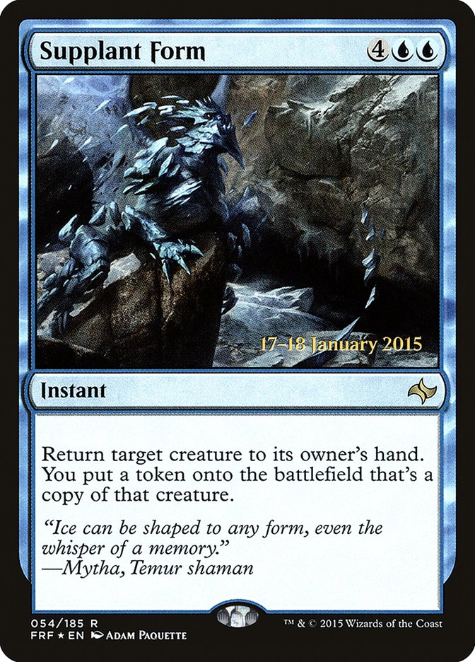 Supplant Form [Fate Reforged Prerelease Promos] - Magic: The Gathering - Card Brawlers | Quebec | Canada |