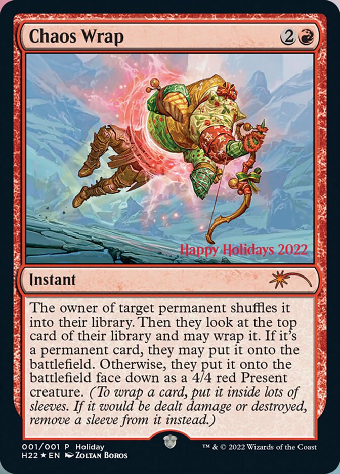 Chaos Wrap [Happy Holidays] - Magic: The Gathering - Card Brawlers | Quebec | Canada |