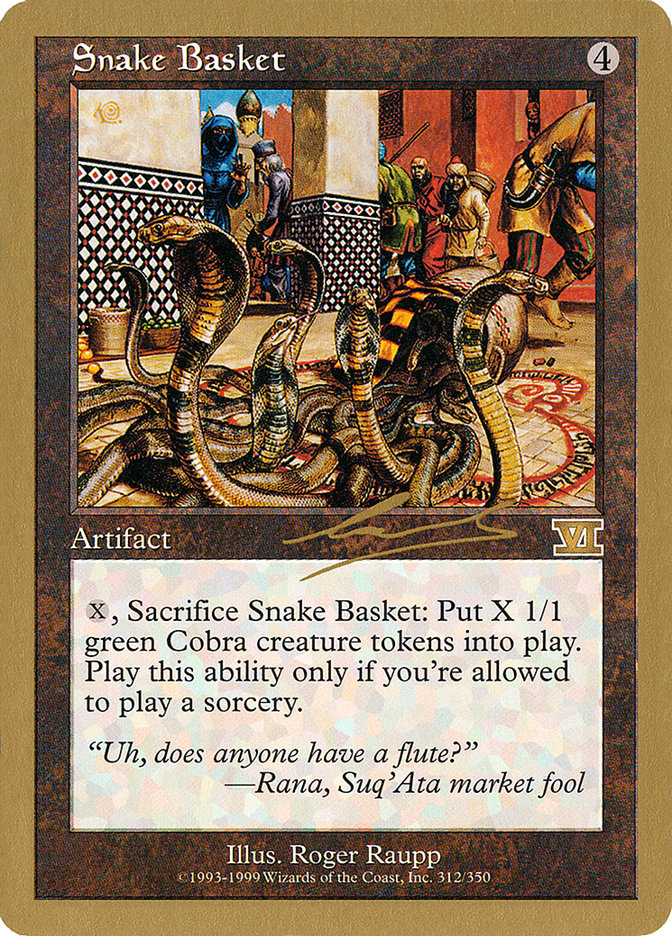 Snake Basket (Nicolas Labarre) [World Championship Decks 2000] - Magic: The Gathering - Card Brawlers | Quebec | Canada |