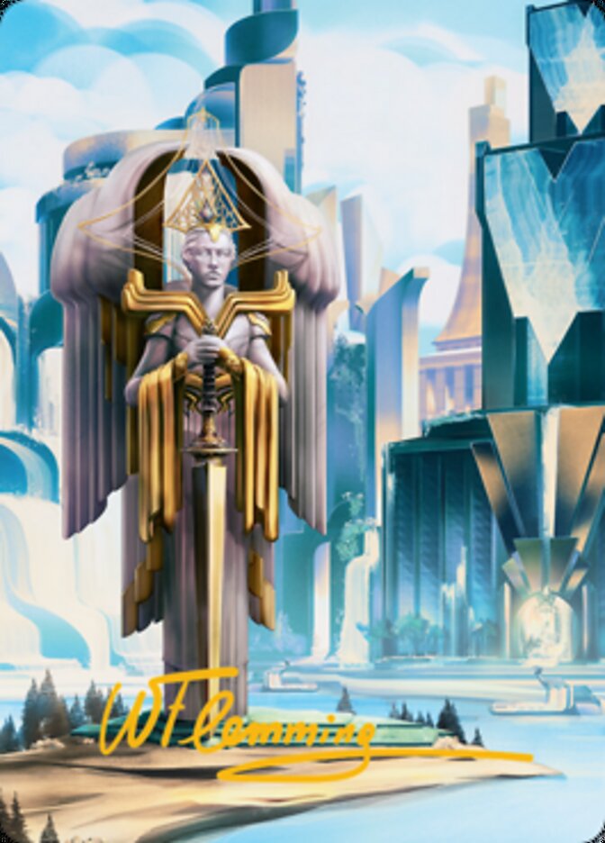 Island Art Card (Gold-Stamped Signature) [Streets of New Capenna Art Series] - Magic: The Gathering - Card Brawlers | Quebec | Canada |