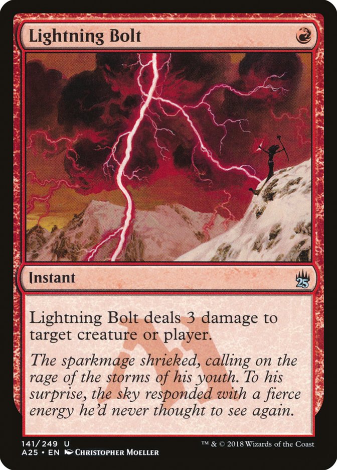 Lightning Bolt [Masters 25] - Magic: The Gathering - Card Brawlers | Quebec | Canada |