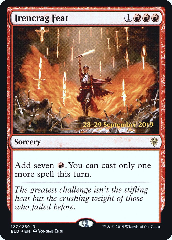 Irencrag Feat [Throne of Eldraine Prerelease Promos] - Magic: The Gathering - Card Brawlers | Quebec | Canada |