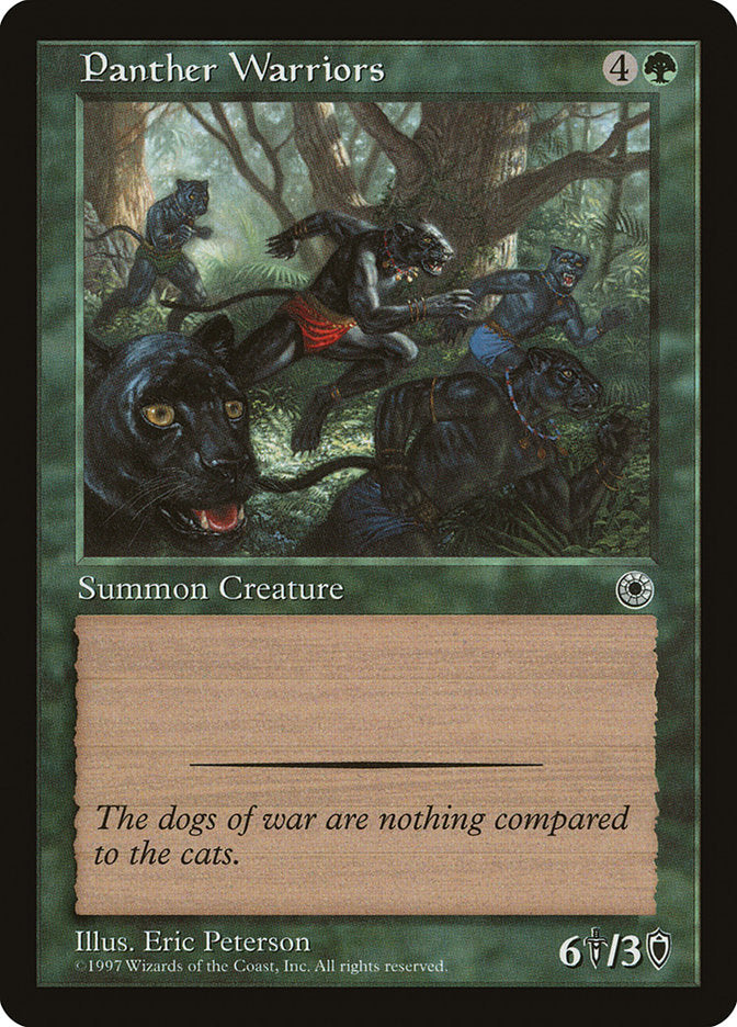 Panther Warriors [Portal] - Magic: The Gathering - Card Brawlers | Quebec | Canada |