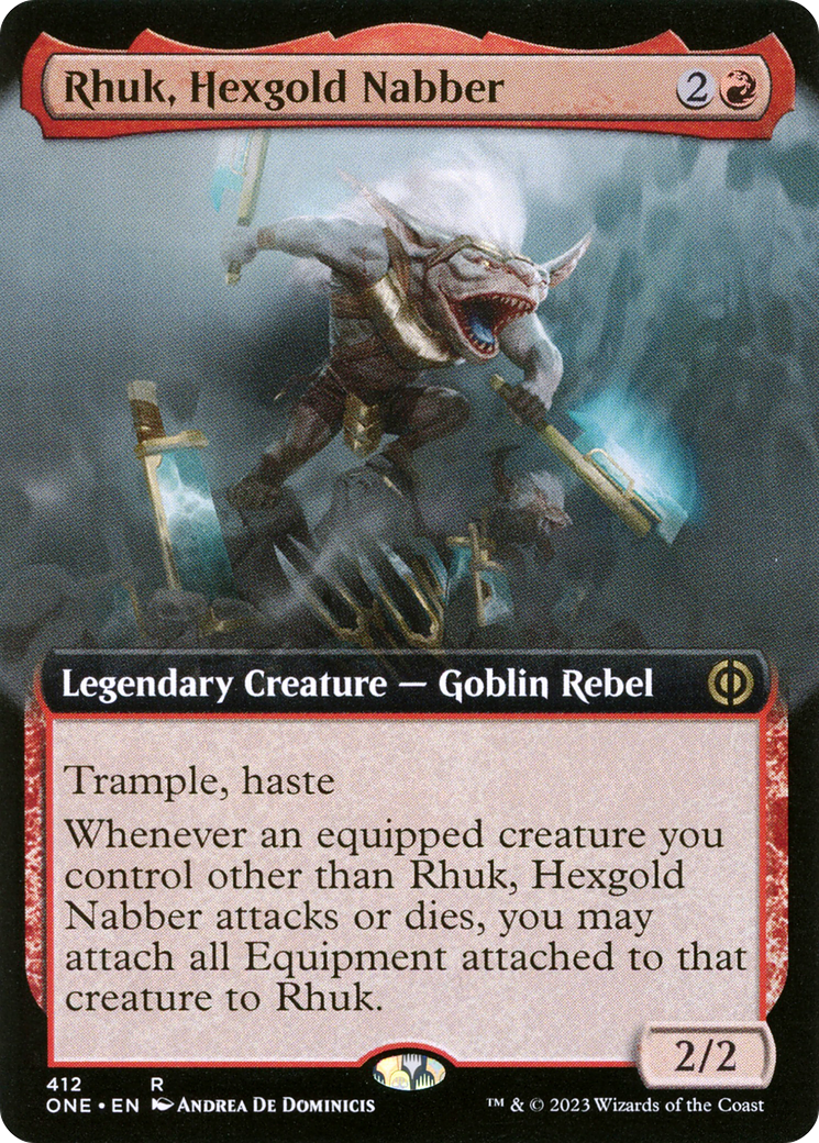 Rhuk, Hexgold Nabber (Extended Art) [Phyrexia: All Will Be One] - Magic: The Gathering - Card Brawlers | Quebec | Canada |