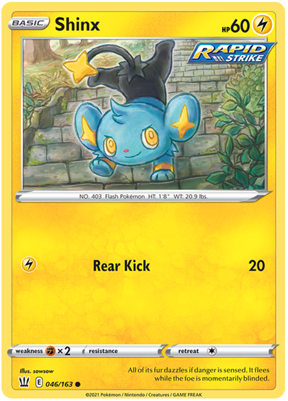 Shinx (046/163) [Sword & Shield: Battle Styles] - Pokémon - Card Brawlers | Quebec | Canada |