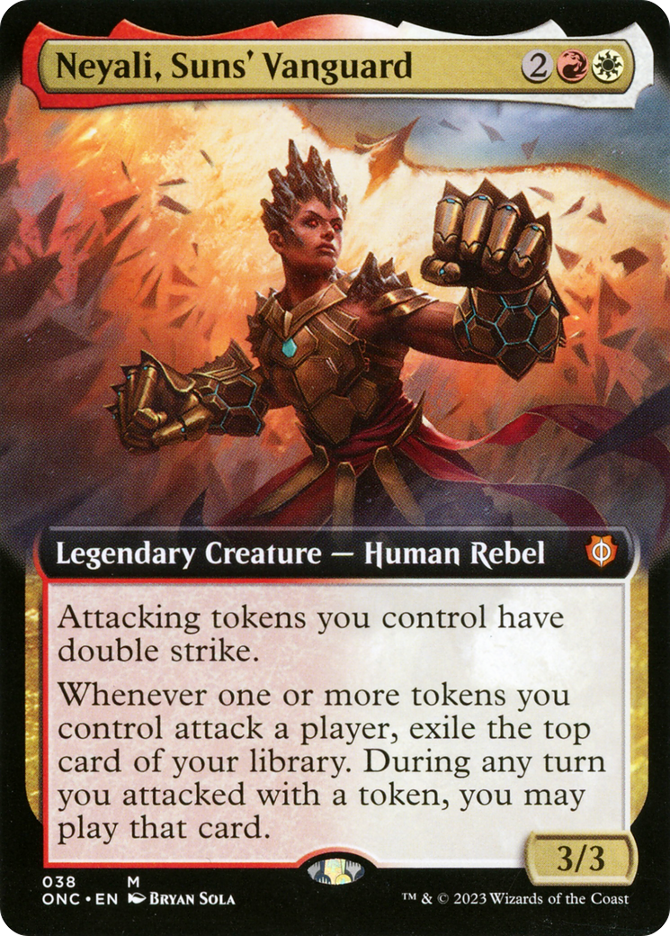 Neyali, Suns' Vanguard (Extended Art) [Phyrexia: All Will Be One Commander] - Magic: The Gathering - Card Brawlers | Quebec | Canada |