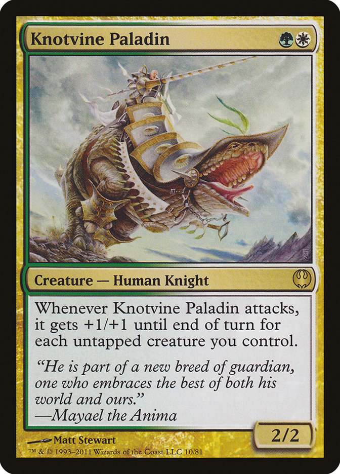 Knotvine Paladin [Duel Decks: Knights vs. Dragons] - Magic: The Gathering - Card Brawlers | Quebec | Canada |