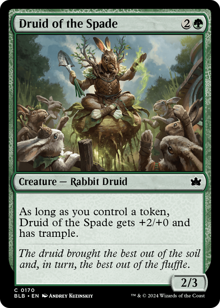 Druid of the Spade [Bloomburrow] - Magic: The Gathering - Card Brawlers | Quebec | Canada |