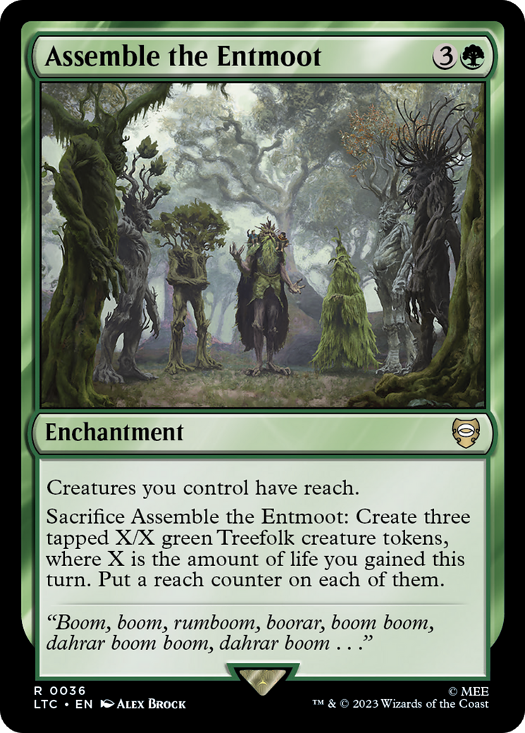 Assemble the Entmoot [The Lord of the Rings: Tales of Middle-Earth Commander] - Magic: The Gathering - Card Brawlers | Quebec | Canada |