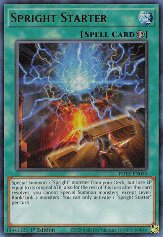 Spright Starter [POTE-EN055] Ultra Rare - Yu-Gi-Oh! - Card Brawlers | Quebec | Canada |