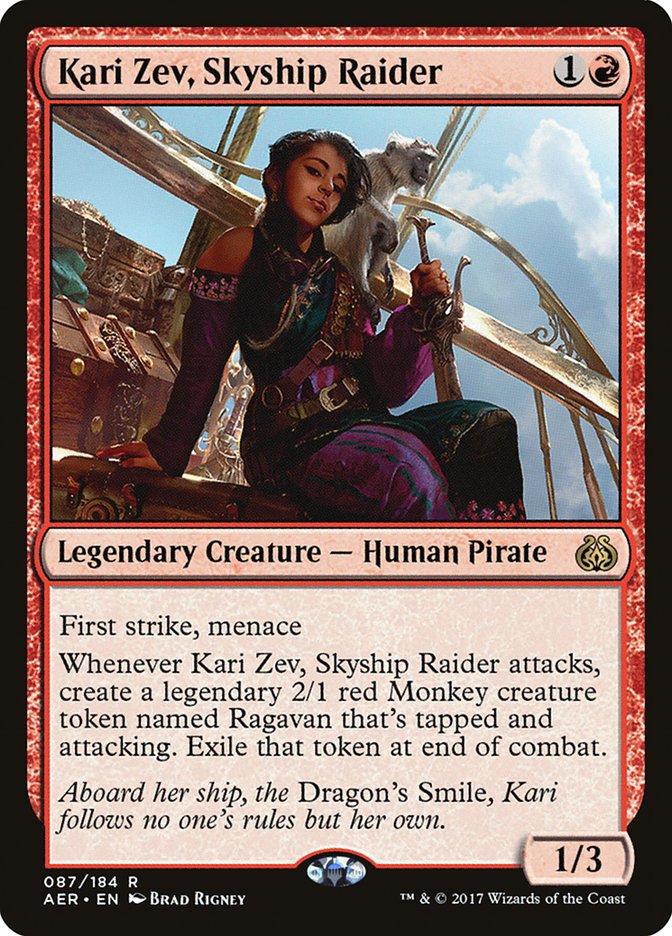 Kari Zev, Skyship Raider [Aether Revolt] - Magic: The Gathering - Card Brawlers | Quebec | Canada |