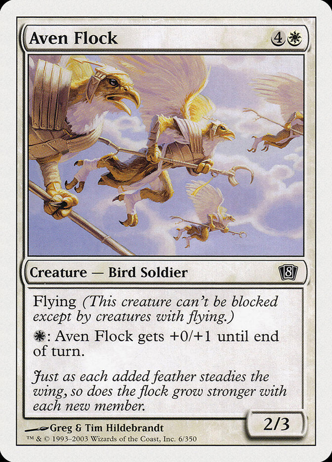 Aven Flock [Eighth Edition] - Magic: The Gathering - Card Brawlers | Quebec | Canada |