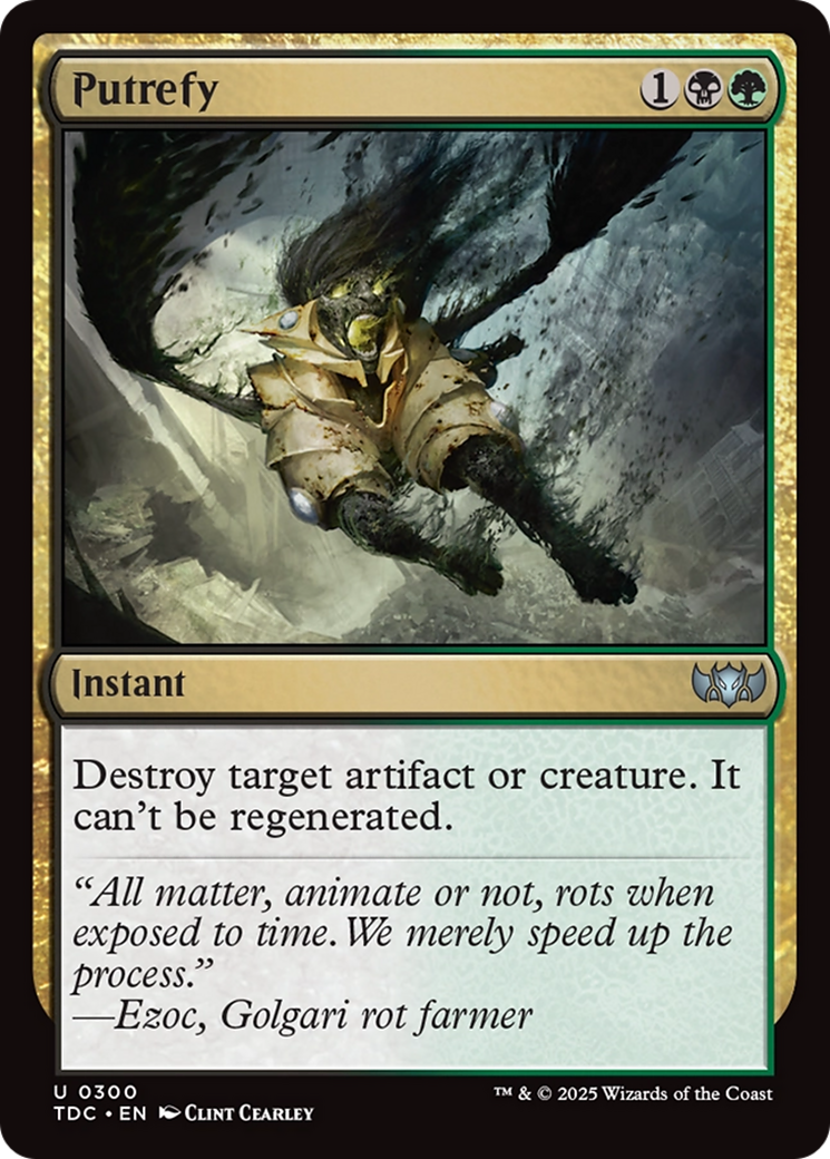 Putrefy [Tarkir: Dragonstorm Commander] - Magic: The Gathering - Card Brawlers | Quebec | Canada |