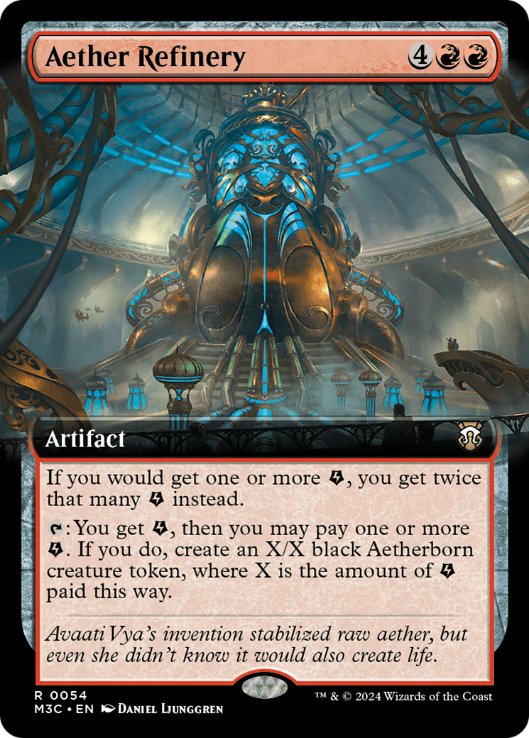 Aether Refinery (Extended Art) (Ripple Foil) [Modern Horizons 3 Commander] - Magic: The Gathering - Card Brawlers | Quebec | Canada |