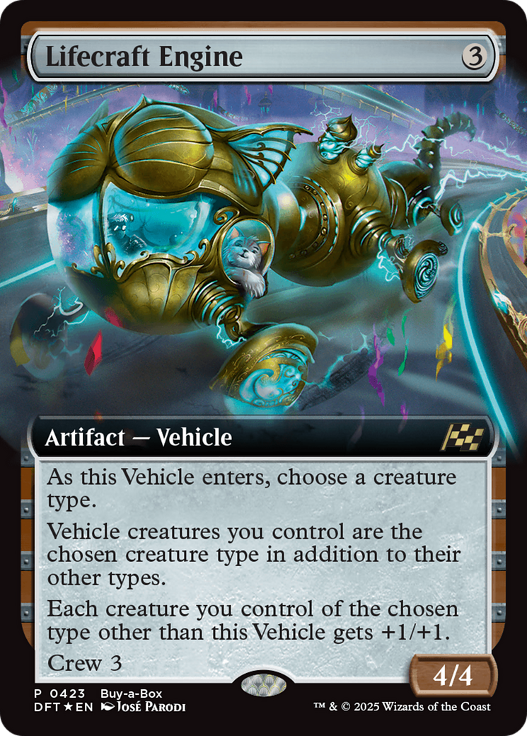 Lifecraft Engine (Extended Art) (Buy-A-Box) [Aetherdrift Promos] - Magic: The Gathering - Card Brawlers | Quebec | Canada |