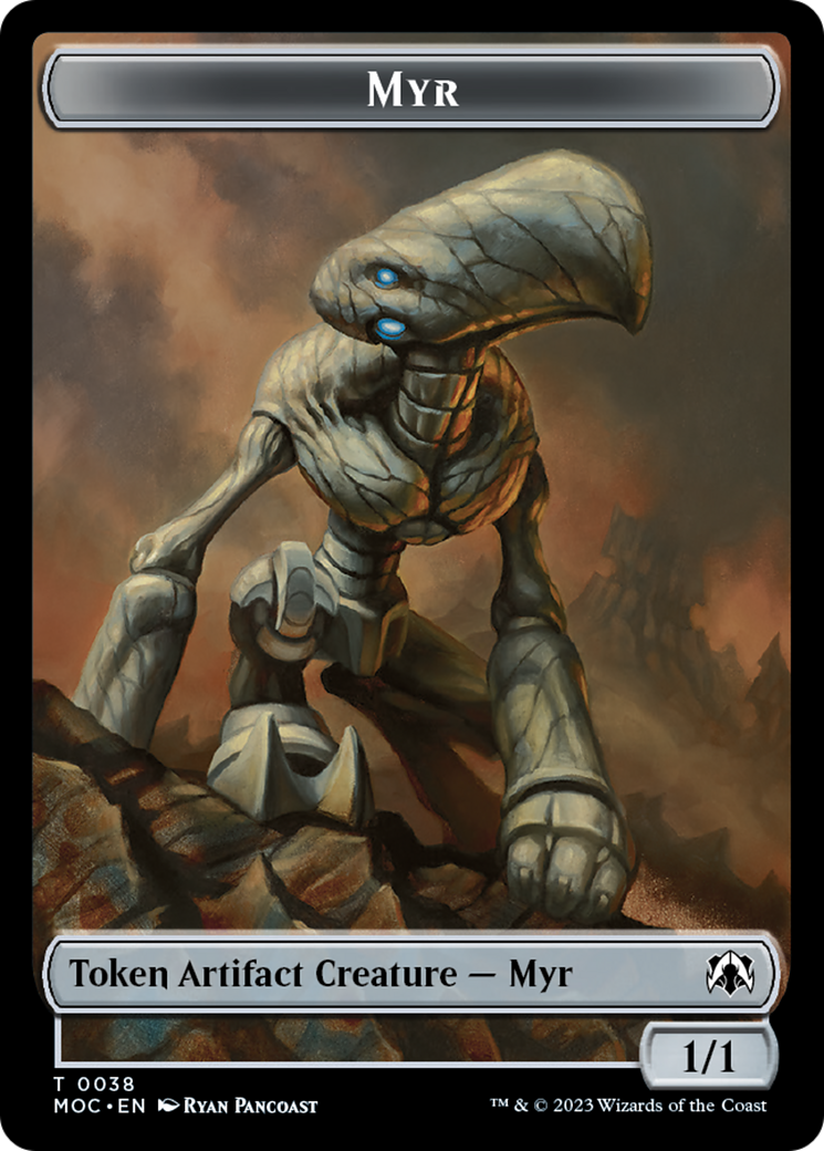 Phyrexian Germ // Myr Double-Sided Token [March of the Machine Commander Tokens] - Magic: The Gathering - Card Brawlers | Quebec | Canada |