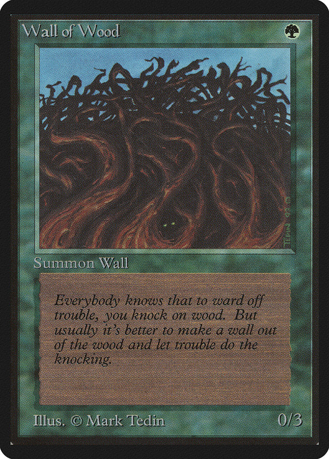Wall of Wood [Beta Edition] - Magic: The Gathering - Card Brawlers | Quebec | Canada |