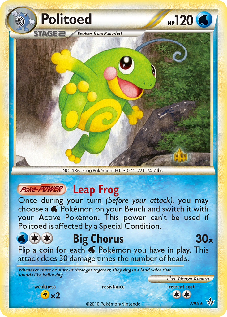 Politoed (7/95) [HeartGold & SoulSilver: Unleashed] - Pokémon - Card Brawlers | Quebec | Canada |