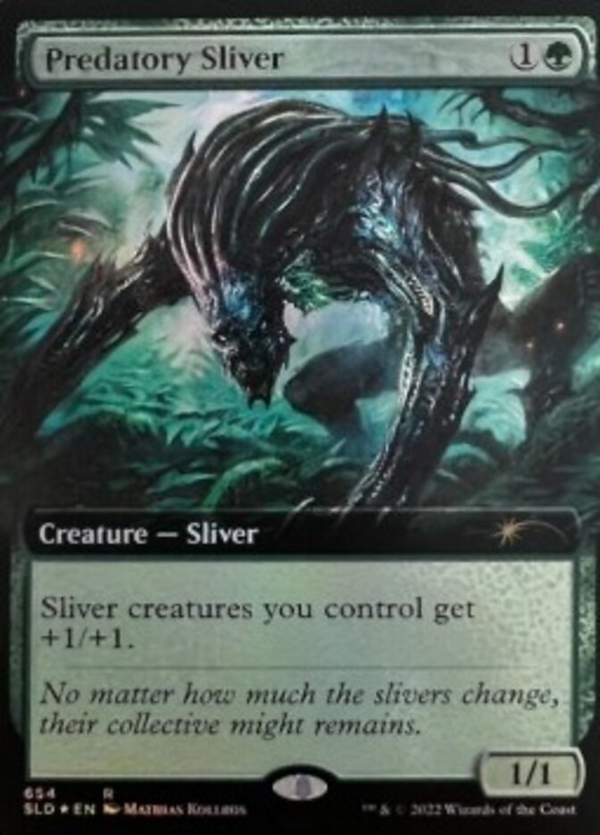 Predatory Sliver (Extended Art) [Secret Lair Drop Promos] - Magic: The Gathering - Card Brawlers | Quebec | Canada |