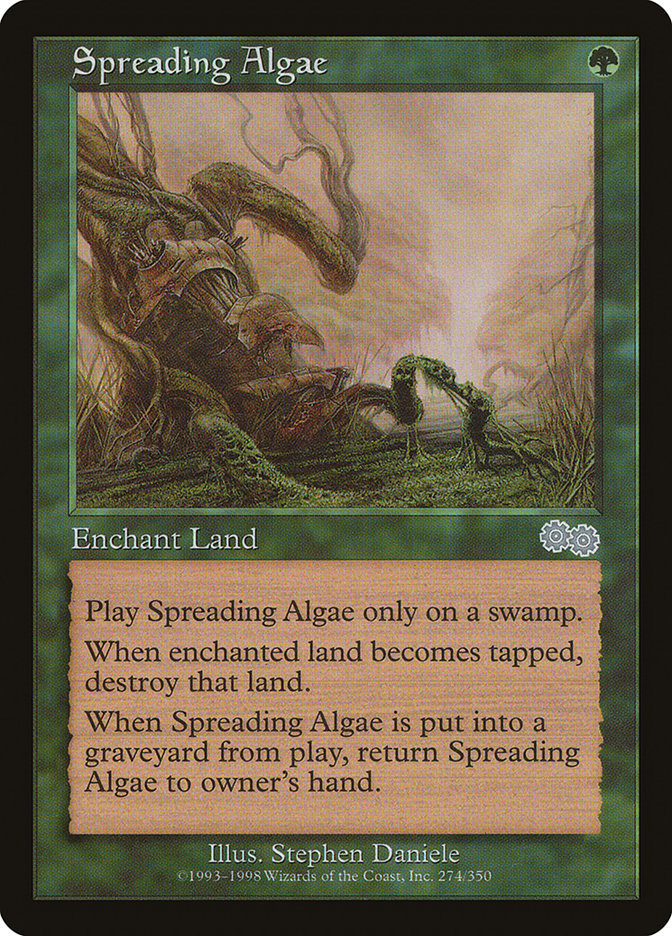 Spreading Algae [Urza's Saga] - Magic: The Gathering - Card Brawlers | Quebec | Canada |