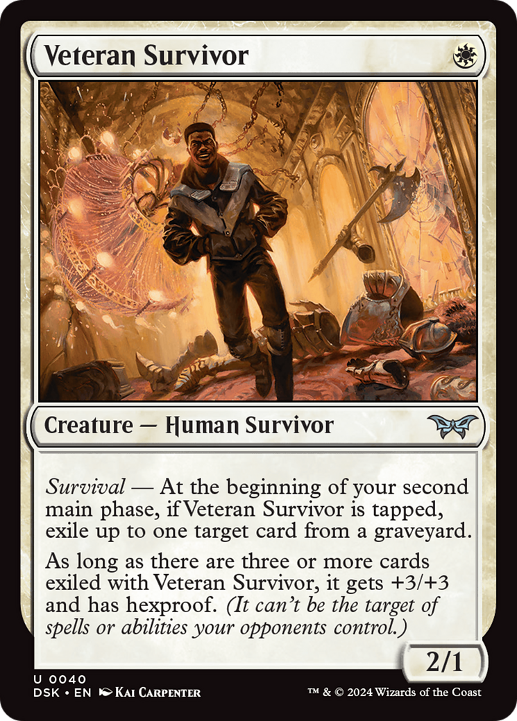 Veteran Survivor [Duskmourn: House of Horror] - Magic: The Gathering - Card Brawlers | Quebec | Canada |
