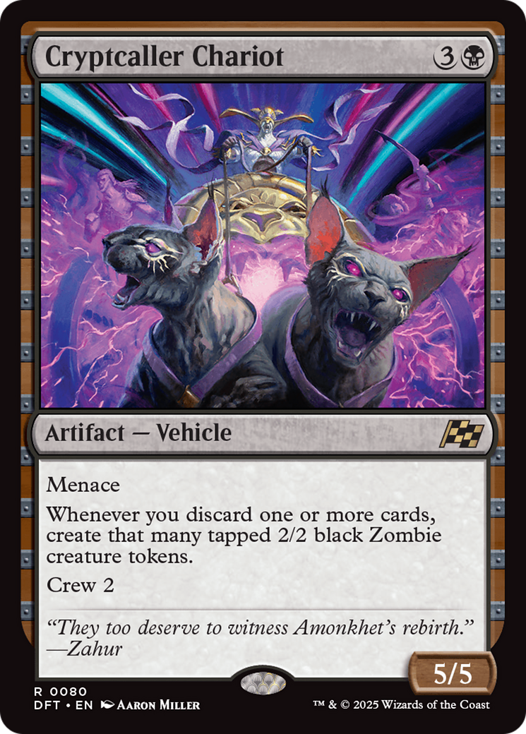 Cryptcaller Chariot [Aetherdrift] - Magic: The Gathering - Card Brawlers | Quebec | Canada |